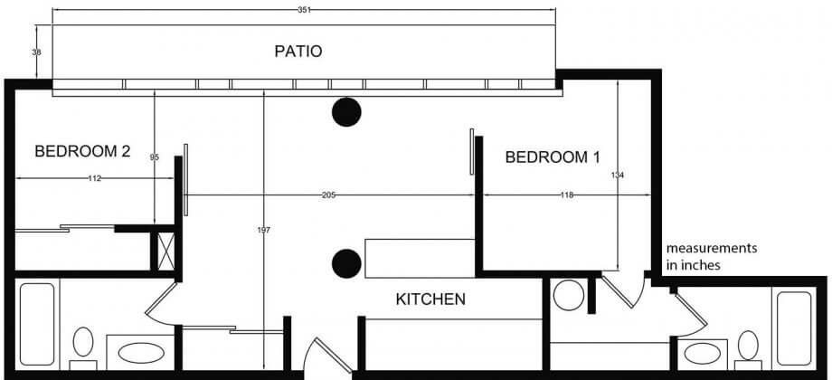 Floor plan - 630 William #232